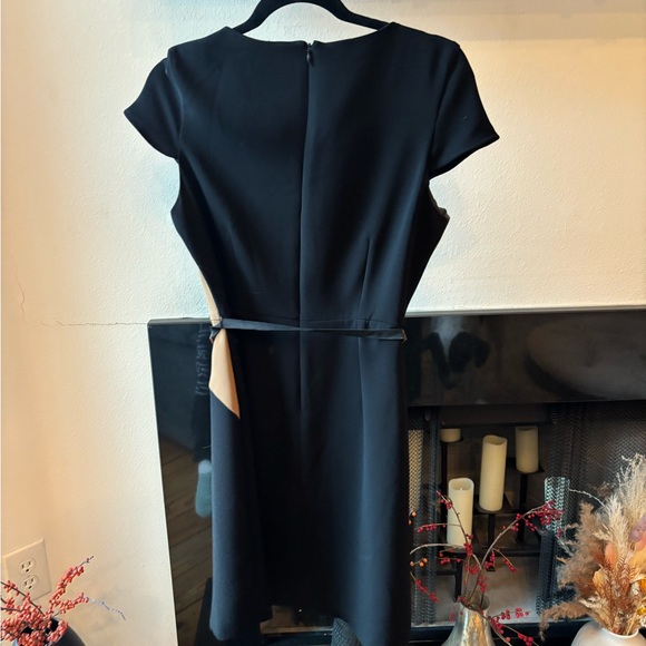 Zara Brown and Black Work Dress, Size L - Picture 3 of 3
